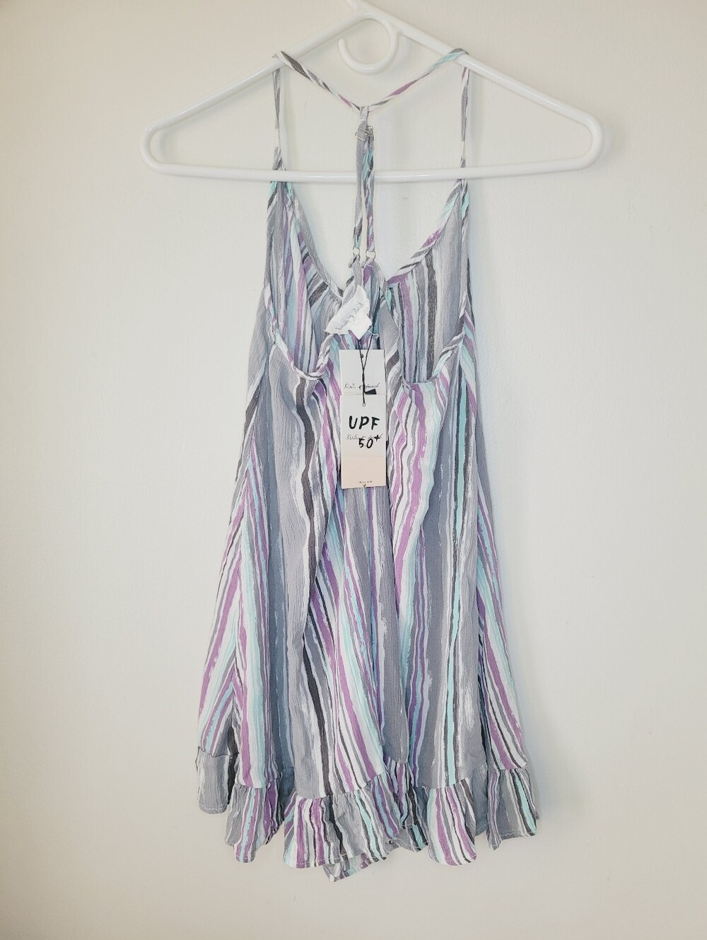 Kiwi And Punch Miami 50 UPF Swim Women's Large Dress Mini Colorful Beach Resort - Picture 2 of 10